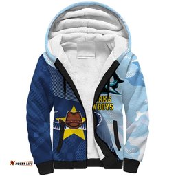 Sharks-Cowboys Rugby Custom Sherpa Hoodie Half Dynamic Style