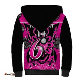 Custom Sydney Sixers Sherpa Hoodie We Are The Champions Aboriginal Art