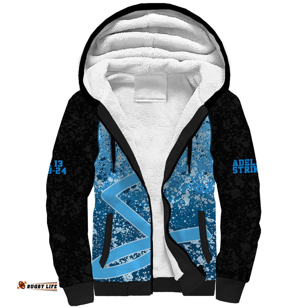 Adelaide Strikers Custom Sherpa Hoodie BBL Cricket Team 2024