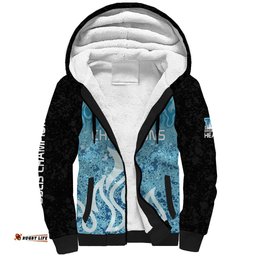 Custom Brisbane Heat Champions BBL13 Sherpa Hoodie