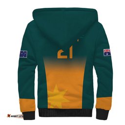 Custom Wallaroos Womens Rugby Sherpa Hoodie Sporty Style