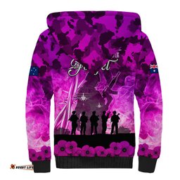 Australia ANZAC Day Sherpa Hoodie The Unsung Heroes Sisters of War