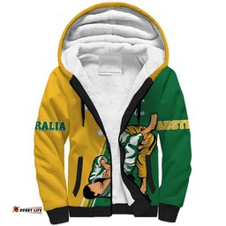 Australia Jujitsu Sherpa Hoodie Tap Out Or Pass Out National Color