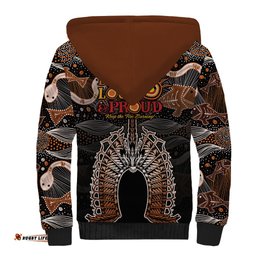 Torres Strait Islander NAIDOC 2024 Sherpa Hoodie Dhari Headdress Indigenous Cultural Spirit