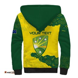 Custom Australia Cricket Sherpa Hoodie History Commemorative World Cup Winners