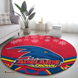 Adelaide Crows Football Christmas Round Carpet Merry Xmas 2023 Mix Aboriginal Art