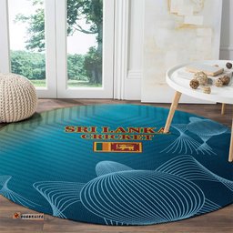 Sri Lanka Cricket Round Carpet 2024 World Cup Go The Lions