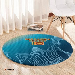 Sri Lanka Cricket Round Carpet 2024 World Cup Go The Lions