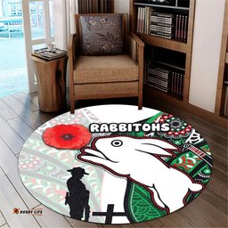 Rabbitohs Round Carpet Indigenous Anzac Day
