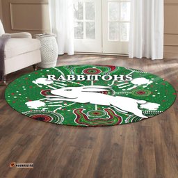South Sydney Rabbitohs Round Carpet Special Indigenous Green