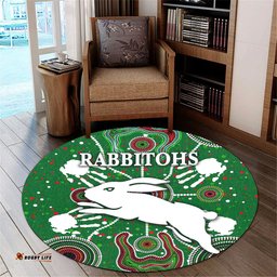 South Sydney Rabbitohs Round Carpet Special Indigenous Green