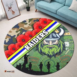 Raiders Round Carpet Canberra Anzac Day