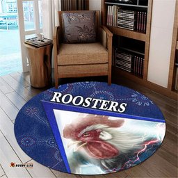 Sydney Round Carpet Roosters Indigenous Limited Edition
