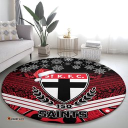 St Kilda Football Christmas Round Carpet Merry Xmas 2023 Mix Aboriginal Art