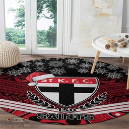 St Kilda Football Christmas Round Carpet Merry Xmas 2023 Mix Aboriginal Art