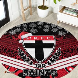 St Kilda Football Christmas Round Carpet Merry Xmas 2023 Mix Aboriginal Art