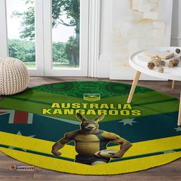 Australia Rugby Round Carpet Pacific 2023 Go Aussie Kangaroos