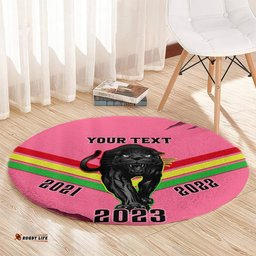 Personalised NRL Panthers Round Carpet Premiers 2023 Three Peat Proud Of Our Boys Pink