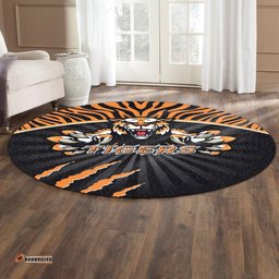 Tigers Rugby Round Carpet