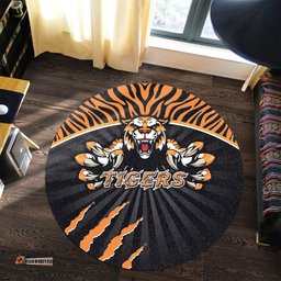 Tigers Rugby Round Carpet