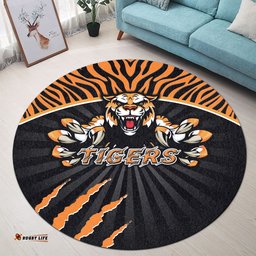 Tigers Rugby Round Carpet