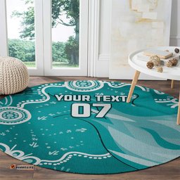 Custom Brisbane Cricket Indigenous Round Carpet Feel The Heat