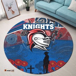 Knights Round Carpet Newcastle Anzac Day Aboriginal