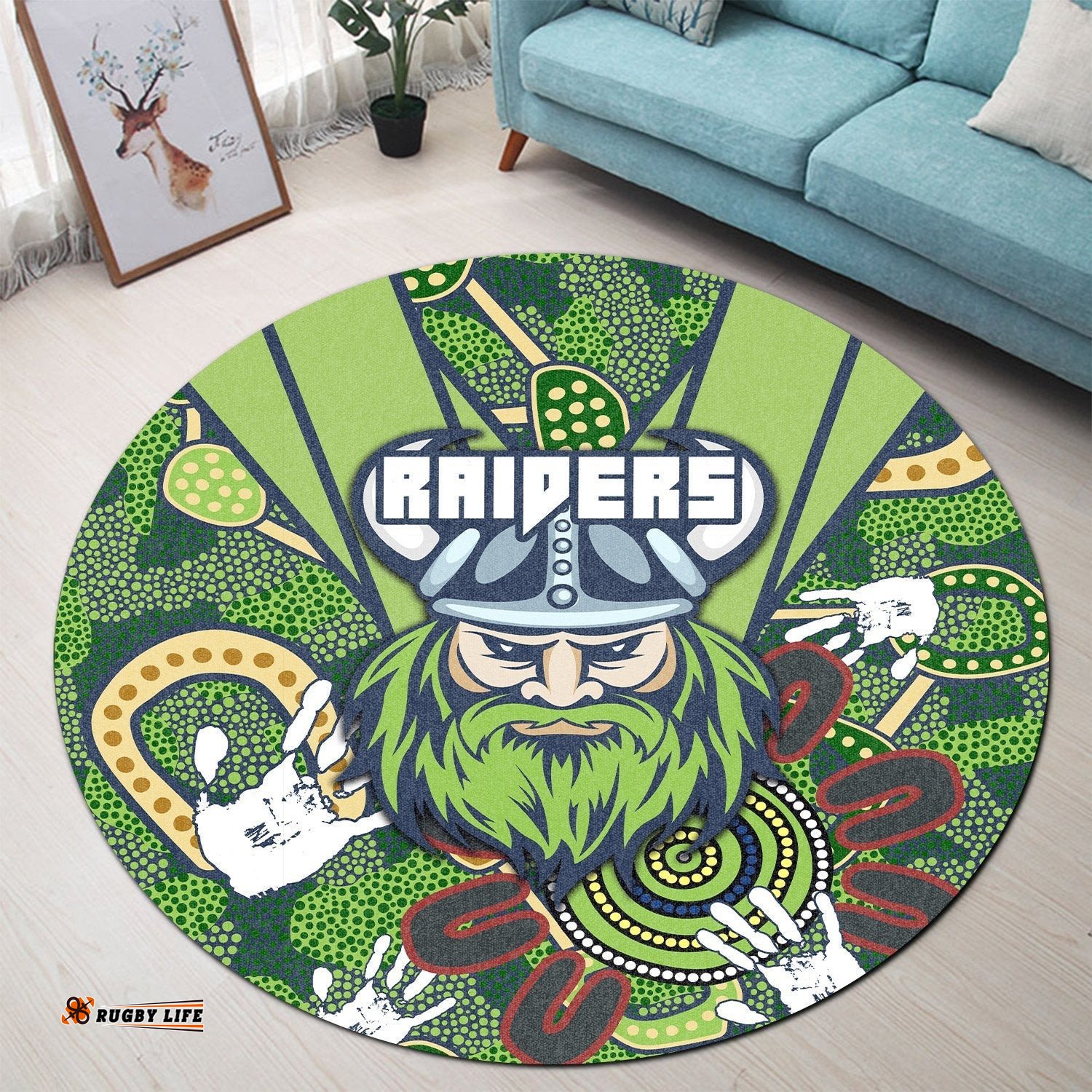 Raiders Round Carpet Canberra Indigenous