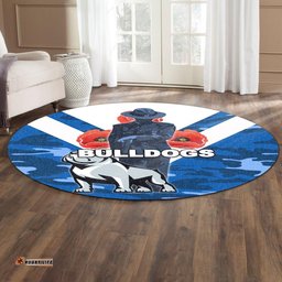 Bulldogs Round Carpet Anzac Day Army Patterns