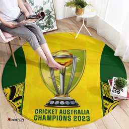 Australia Cricket Round Carpet World Cup Go Champions 2023 Indigenous