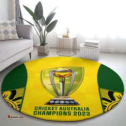 Australia Cricket Round Carpet World Cup Go Champions 2023 Indigenous