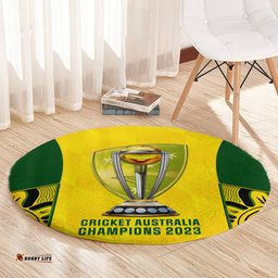 Australia Cricket Round Carpet World Cup Go Champions 2023 Indigenous