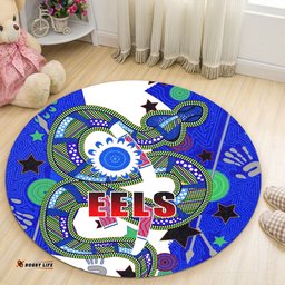 Eels Naidoc Week Color Round Carpet