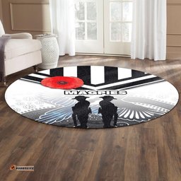 Magpies Round Carpet Collingwood Anzac Day Special Version