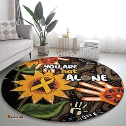 Australia Indigenous Round Carpet You Are Not Alone