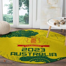 Australia Cricket Round Carpet History Commemorative World Cup Winners
