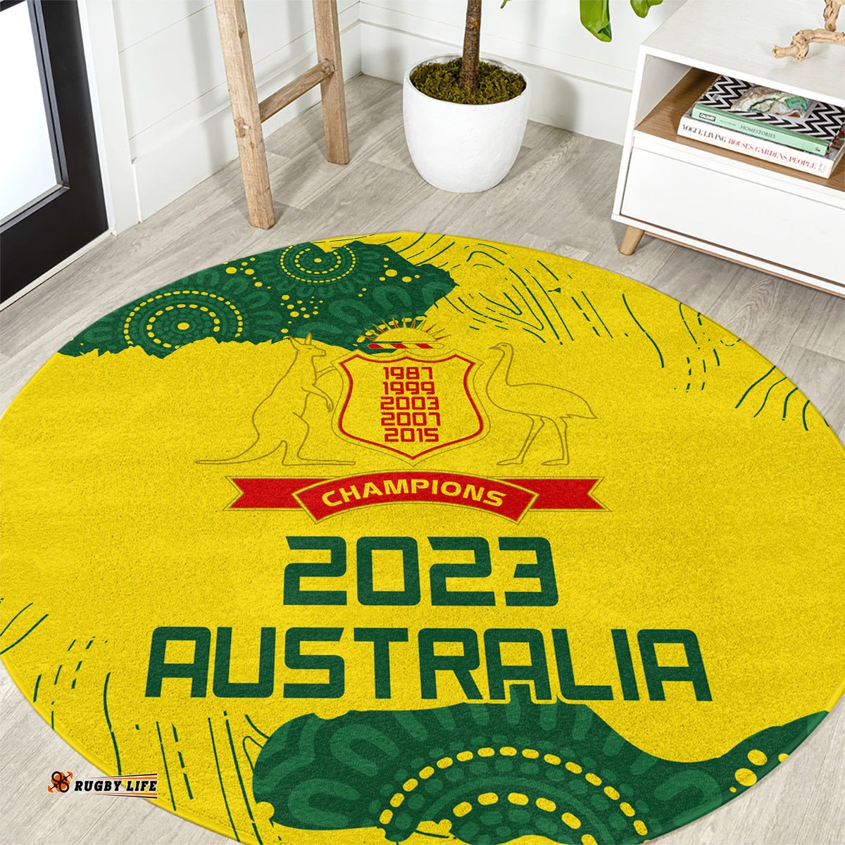 Australia Cricket Round Carpet History Commemorative World Cup Winners