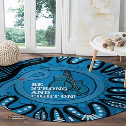 Australia Diabetes Awareness Month Round Carpet Be Strong And Fight On Aboriginal Art