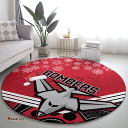 Essendon Football Christmas Round Carpet Merry Xmas 2023 Mix Aboriginal Art