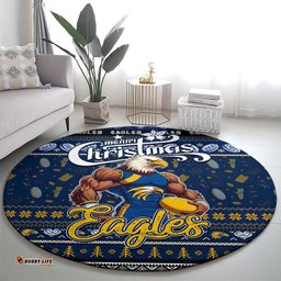 Eagles Football Xmas Round Carpet Australia AFL Mascot