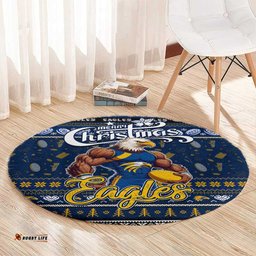 Eagles Football Xmas Round Carpet Australia AFL Mascot