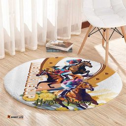 Melbourne Cup Australia Round Carpet Horse Racing Happy 164th Anniversary