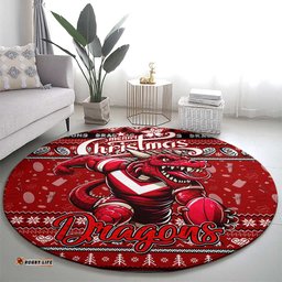 Dragons Rugby Xmas Round Carpet Australia NRL Mascot
