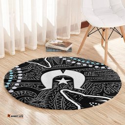 Torest Trait Islands Mix Crocodine Aboriginal Pattern Round Carpet