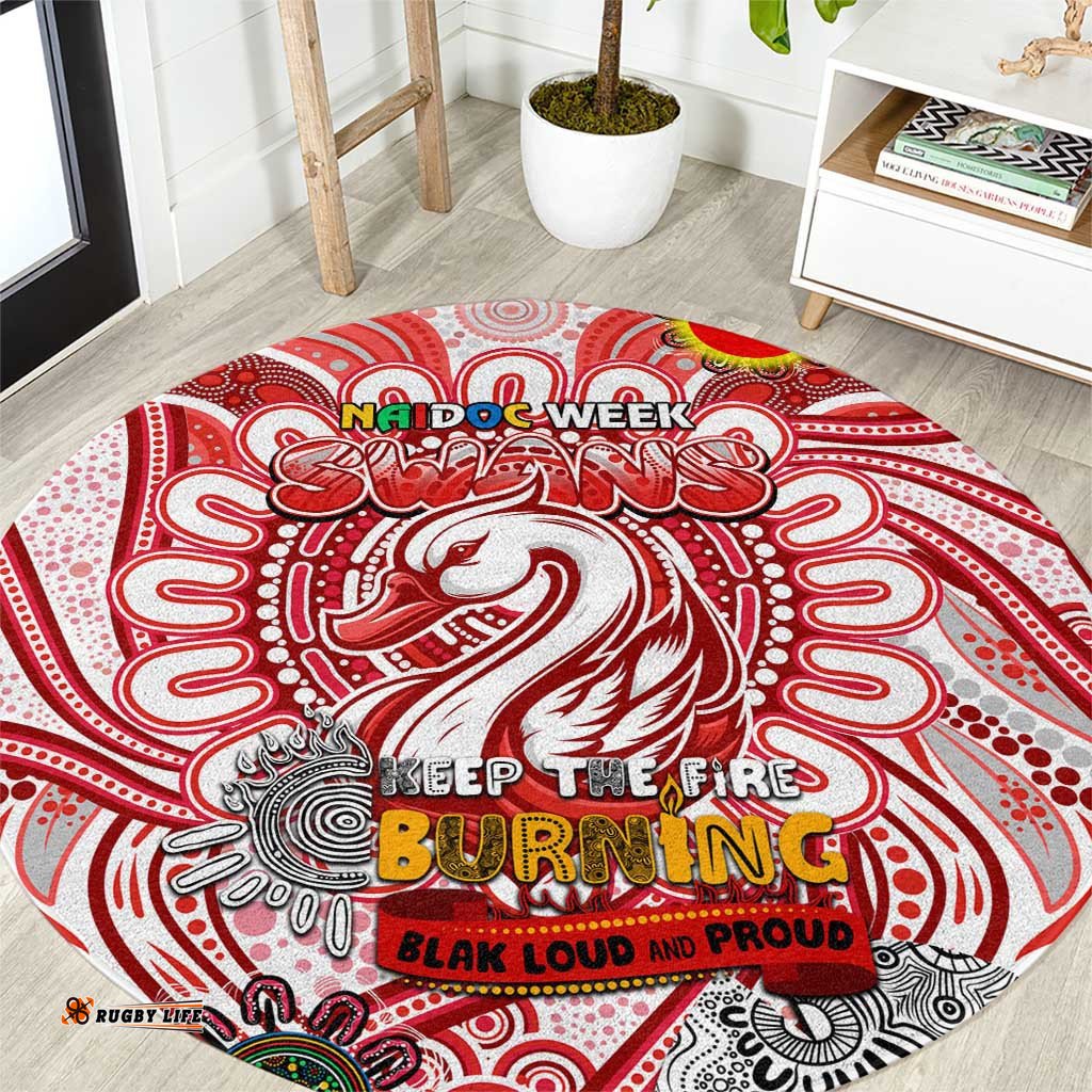 Sydney Swans NAIDOC Week 2024 Round Carpet Mascot Football