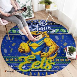 Eels Rugby Xmas Round Carpet Australia NRL Mascot