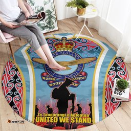 Royal New Zealand Air Force ANZAC Day Round Carpet Te Tauaarangi o Aotearoa LT03