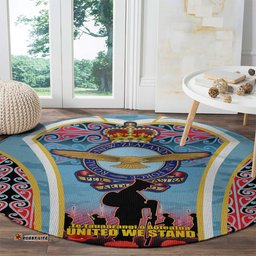 Royal New Zealand Air Force ANZAC Day Round Carpet Te Tauaarangi o Aotearoa LT03