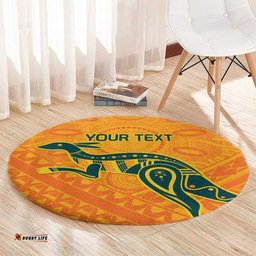 Custom Australia Rugby Round Carpet Summer Paris 2024