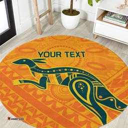 Custom Australia Rugby Round Carpet Summer Paris 2024